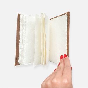 (NWT) Handmade Watercolor Leather Notebook